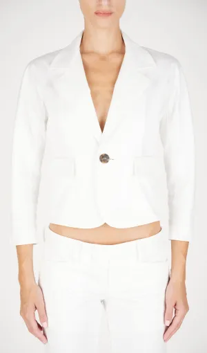 Dsquared2 Crop Sleeved Tailored Blazer