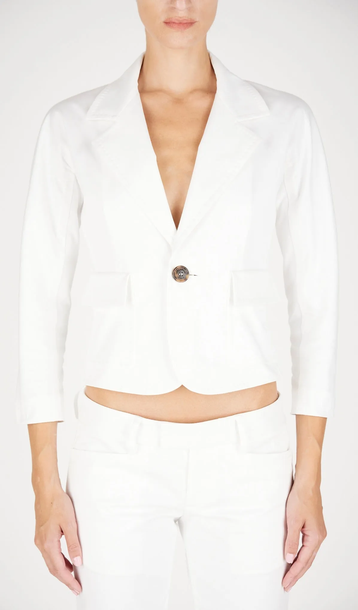 Dsquared2 Crop Sleeved Tailored Blazer