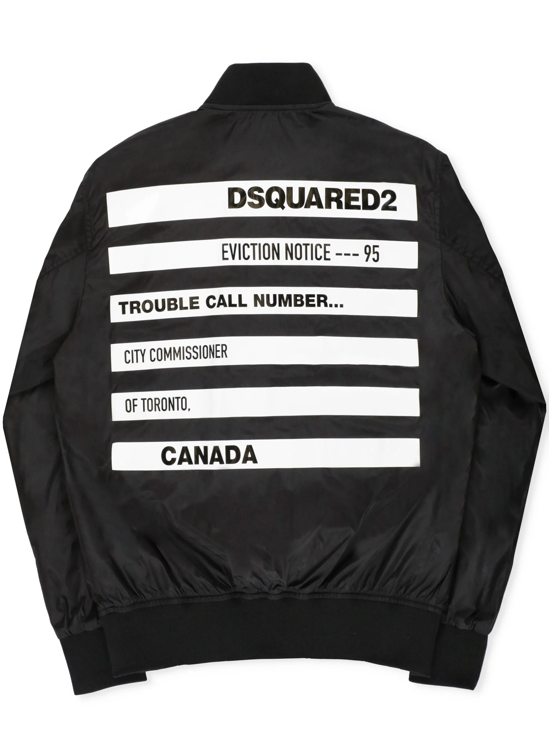 Dsquared2 Kids Logo Printed Zipped Jacket