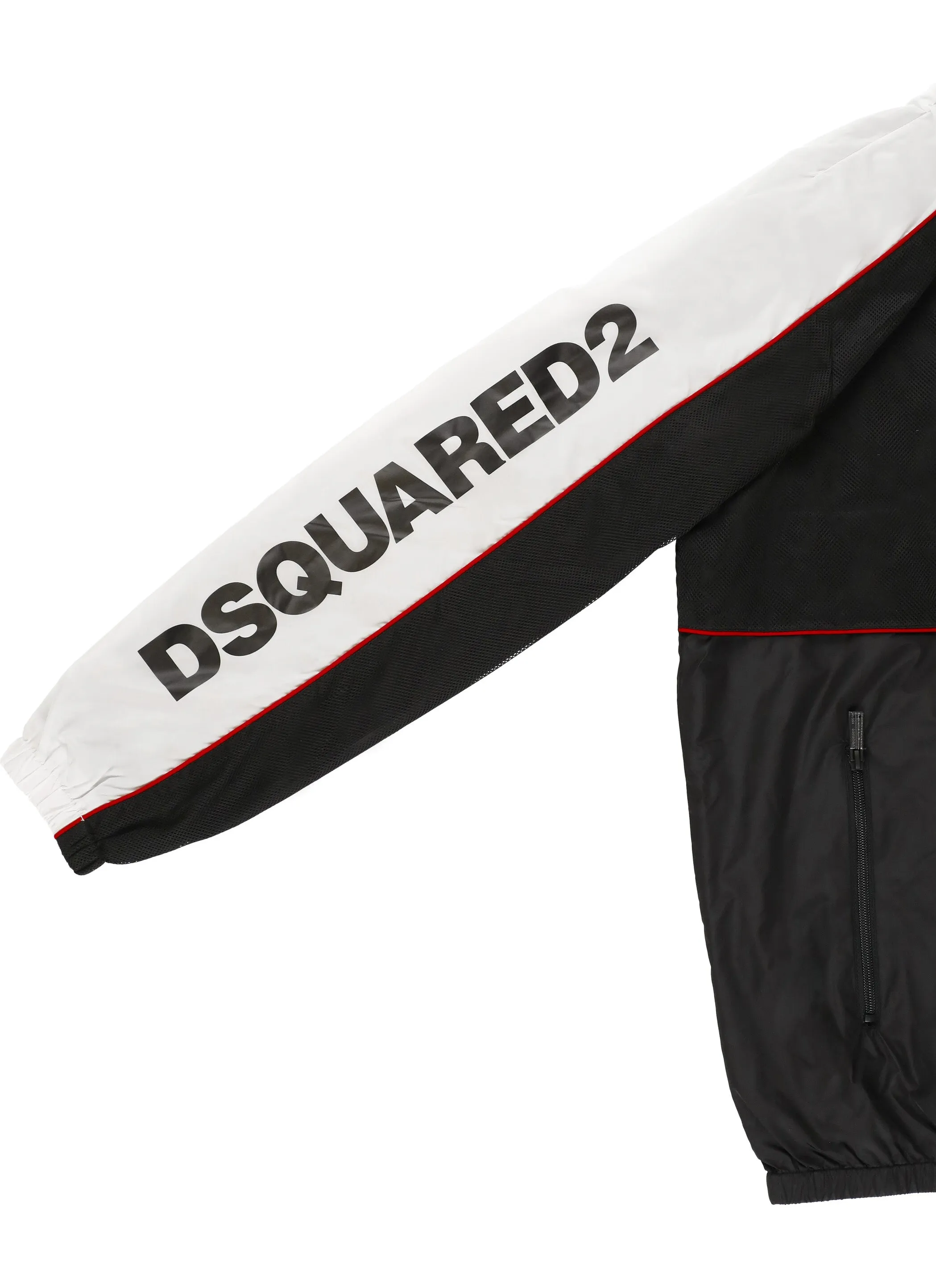 Dsquared2 Kids Logo Printed Zipped Jacket