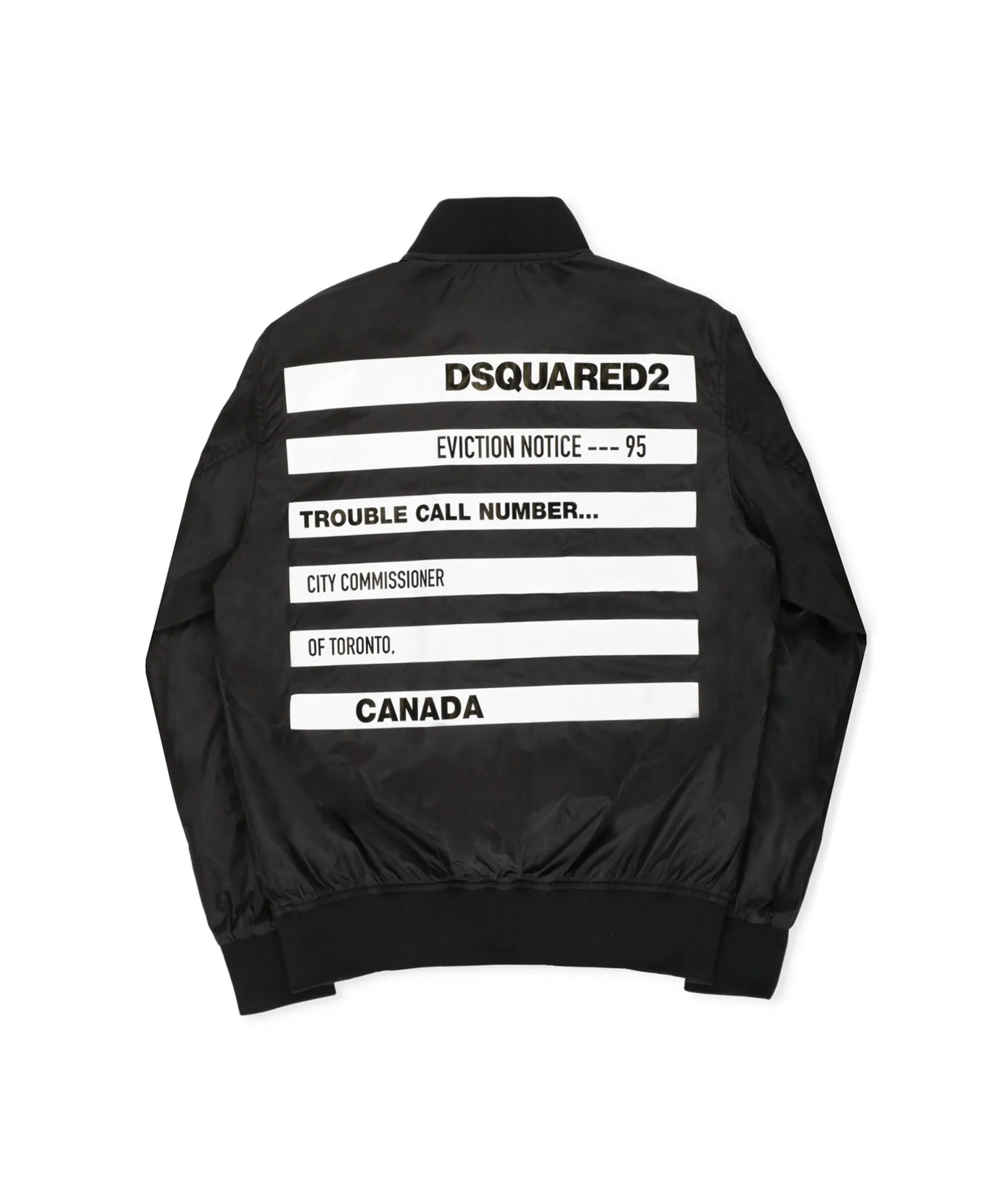 Dsquared2 Kids Logo Printed Zipped Jacket