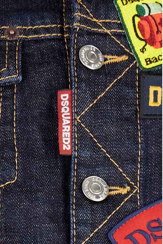 Dsquared2 Logo-Patch Long Sleeved Jacket