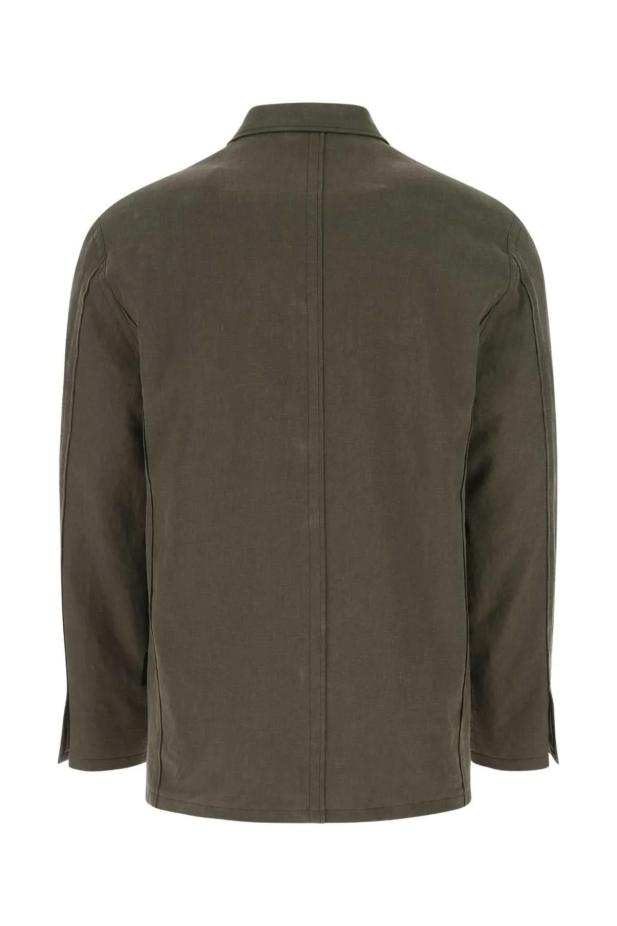 Ermenegildo Zegna Buttoned Long-Sleeved Jacket