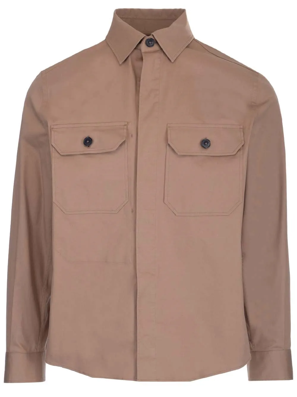 Ermenegildo Zegna Long-Sleeved Overshirt