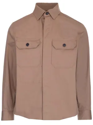 Ermenegildo Zegna Long-Sleeved Overshirt