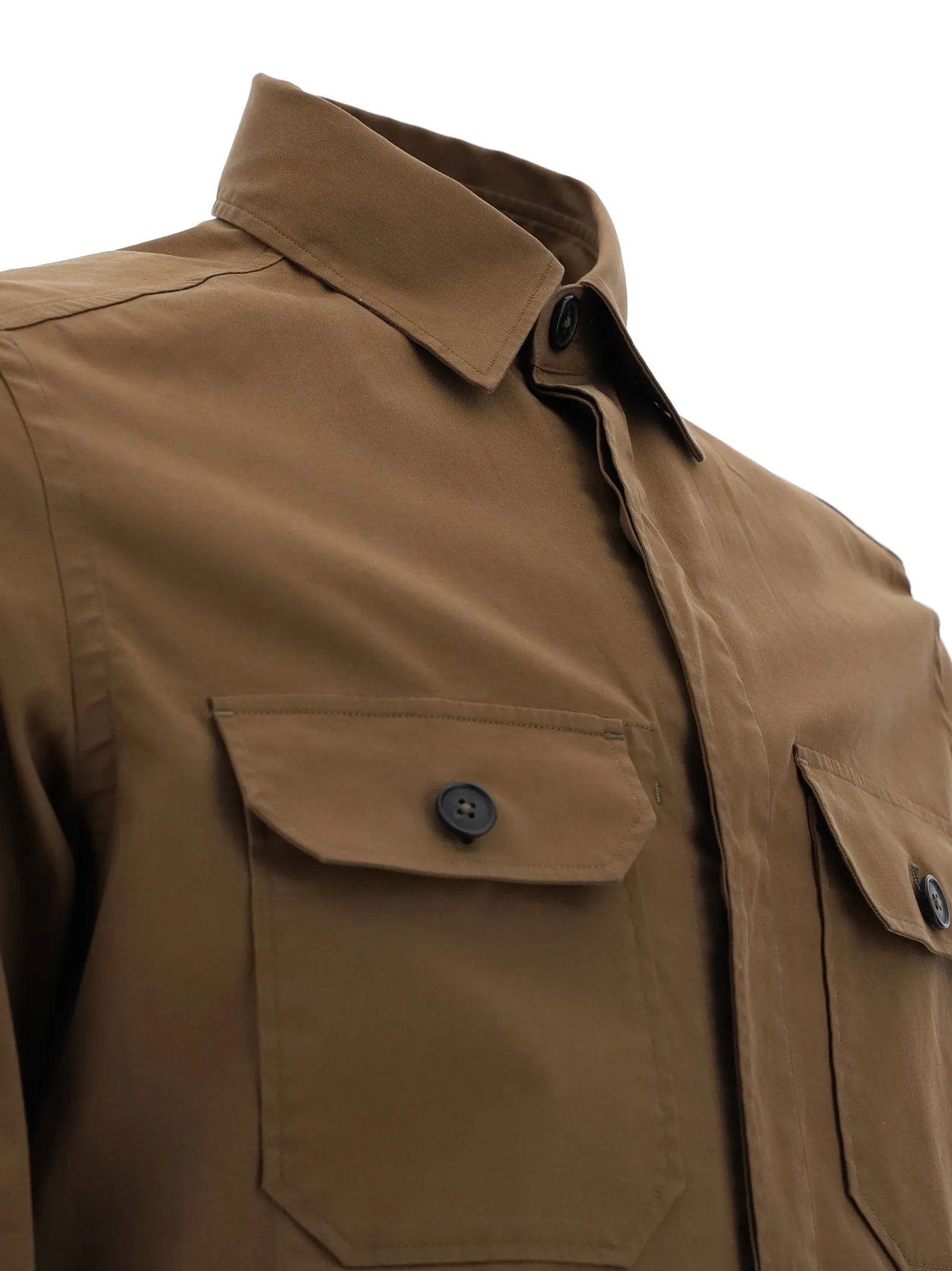 Ermenegildo Zegna Long-Sleeved Overshirt