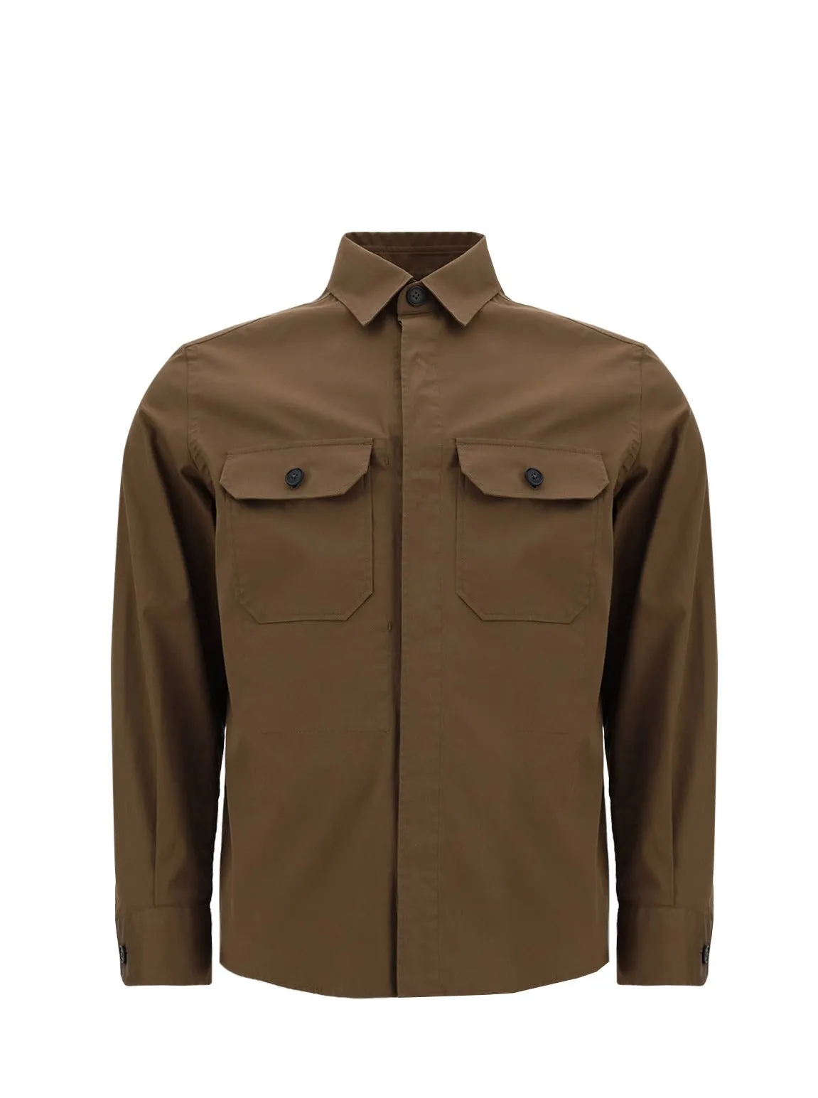Ermenegildo Zegna Long-Sleeved Overshirt
