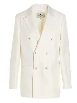 Etro Double-Breasted Long-Sleeved Blazer