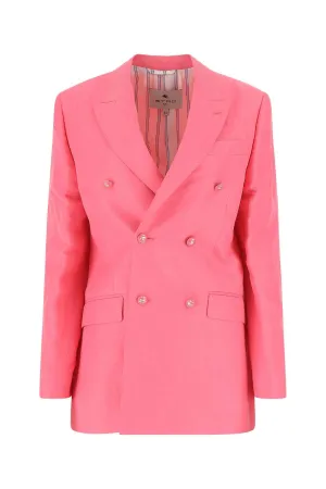Etro Double-Breasted Long-Sleeved Blazer