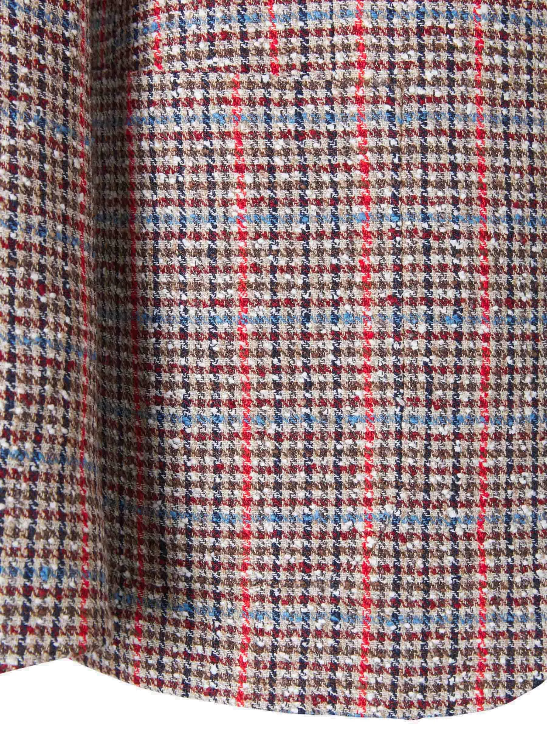 Etro Houndstooth Long-Sleeved Blazer
