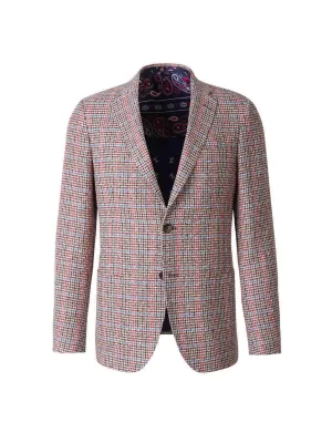Etro Houndstooth Long-Sleeved Blazer