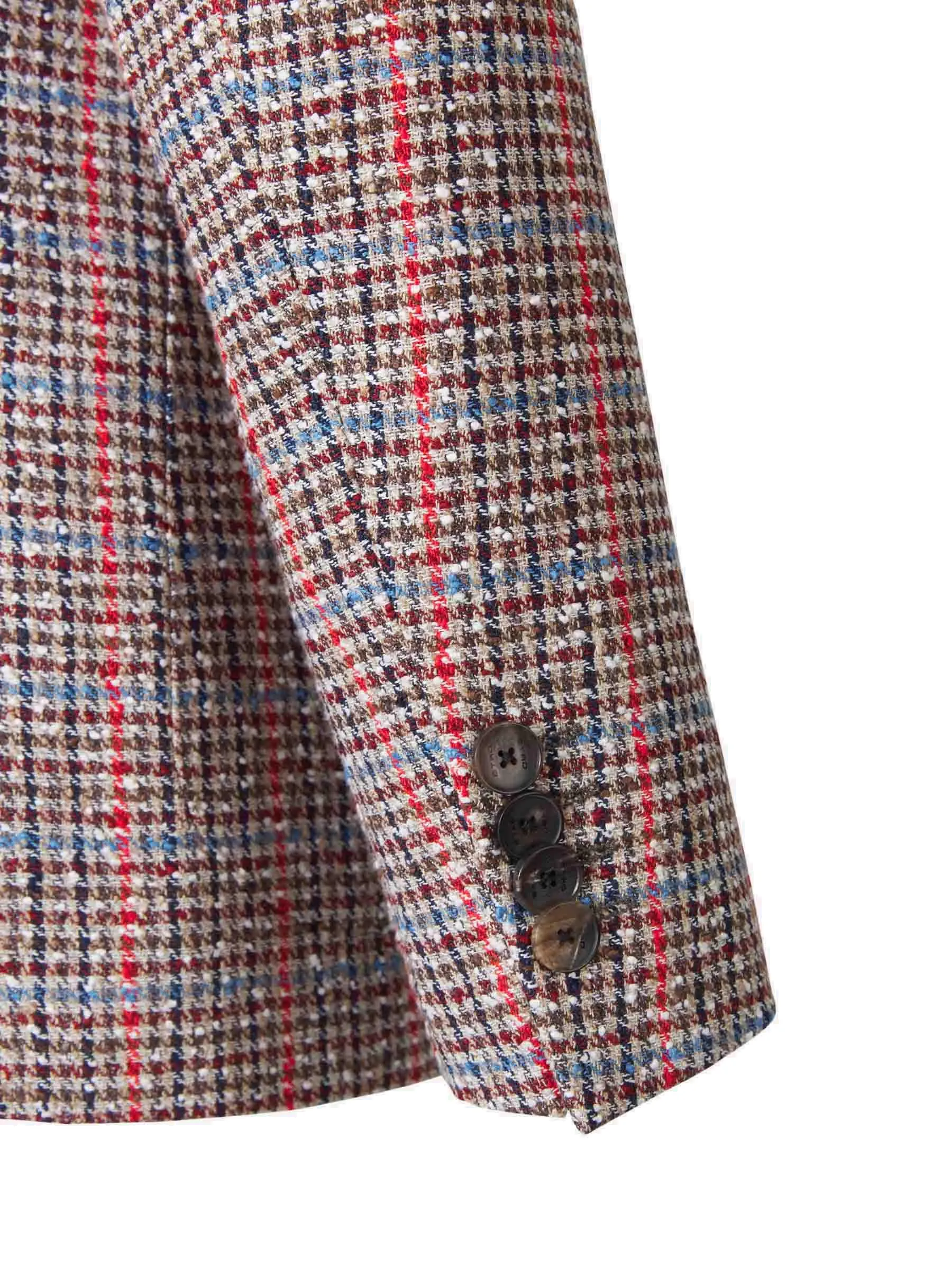 Etro Houndstooth Long-Sleeved Blazer