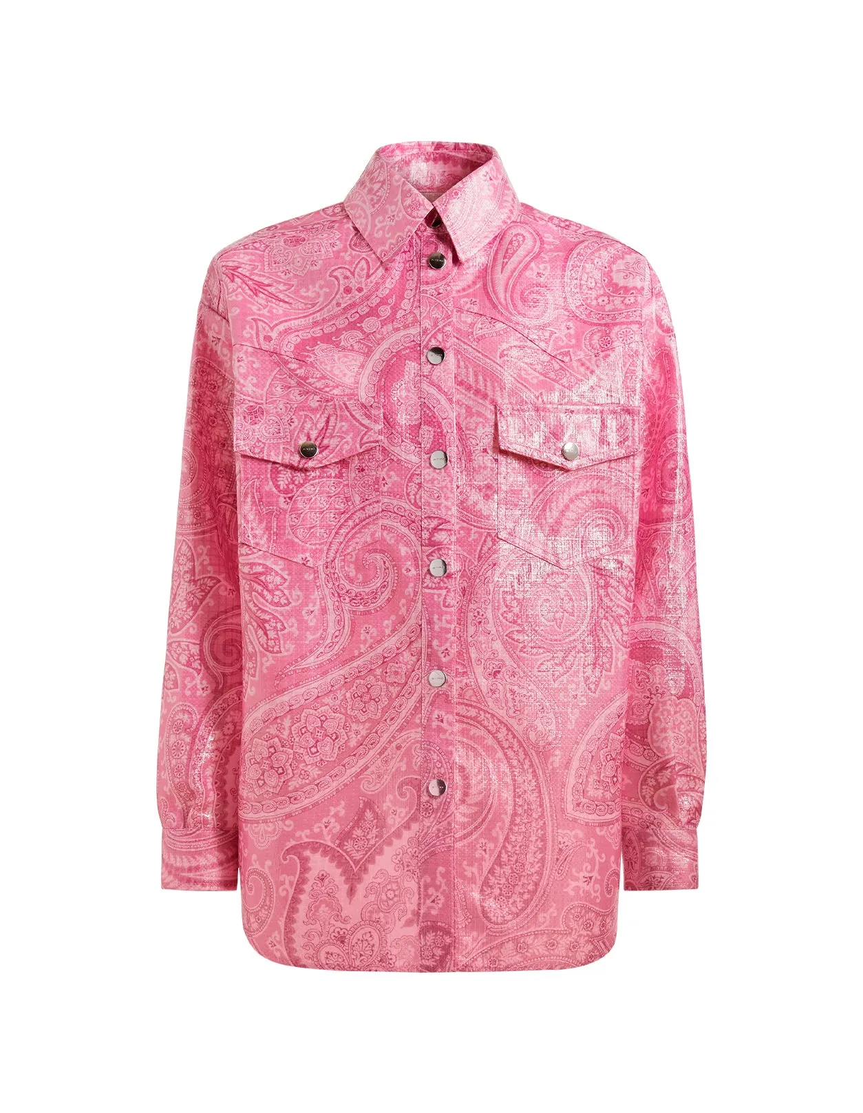 Etro Paisley-Print Button Up Jacket