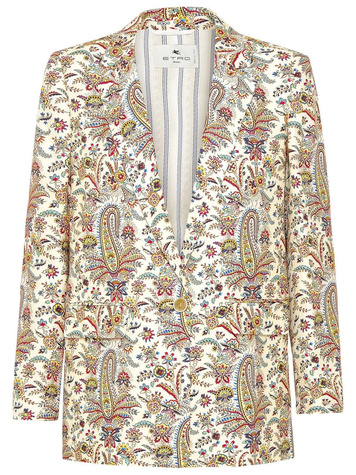 Etro Paisley Printed Long-Sleeved Blazer