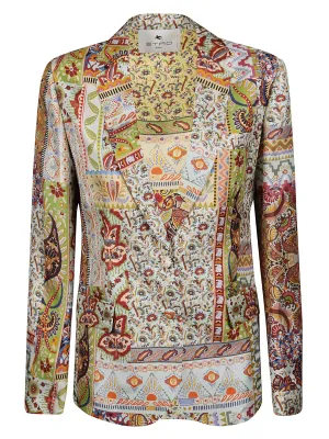 Etro Paisley Printed Long-Sleeved Blazer