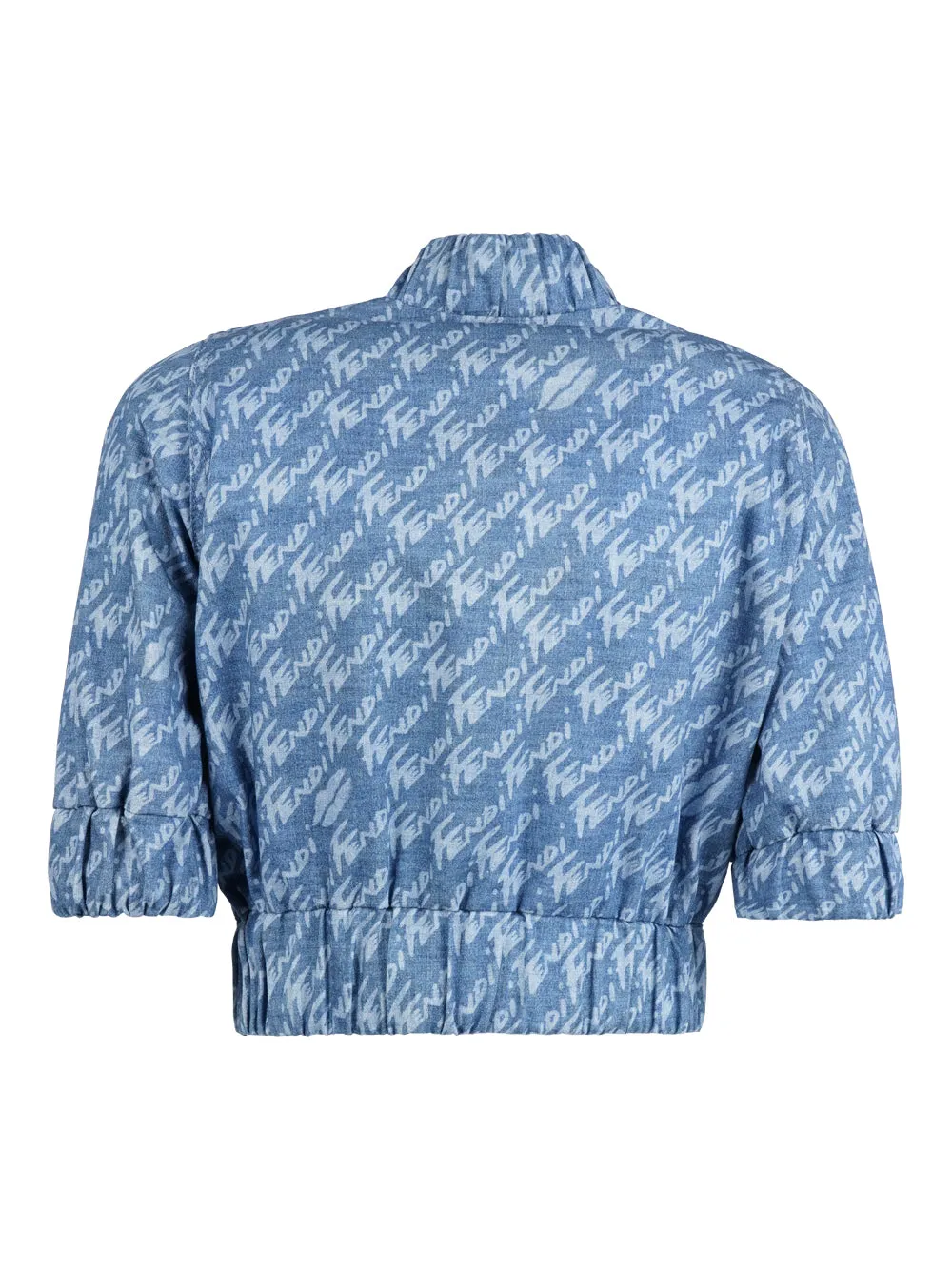 Fendi All-Over FF Printed Zipped Jacket