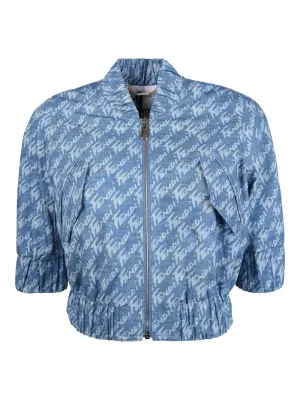 Fendi All-Over FF Printed Zipped Jacket