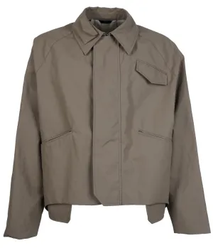 Fendi Asymmetric Hem Cropped Jacket
