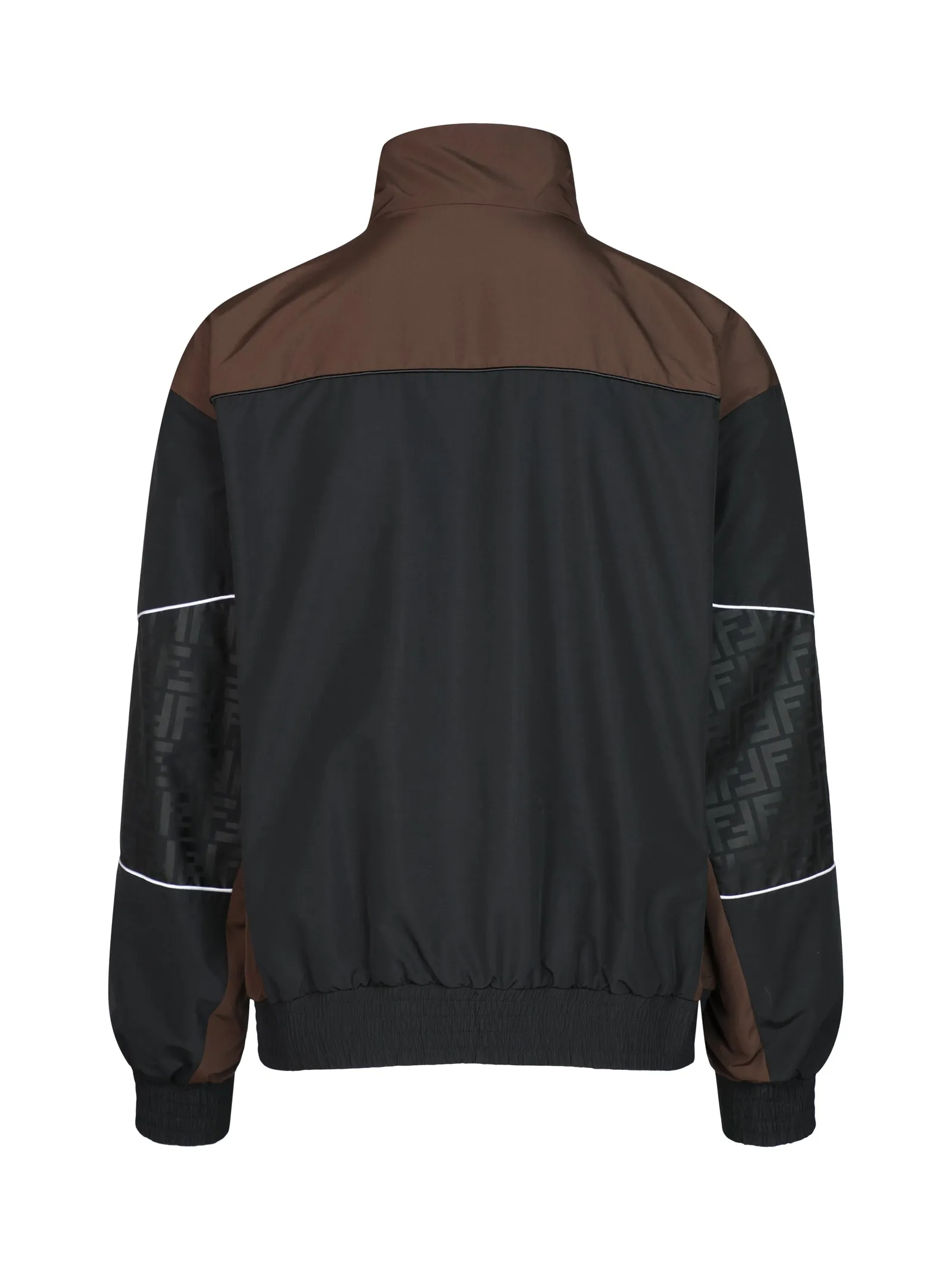 Fendi Logo Patch Zipped Jacket