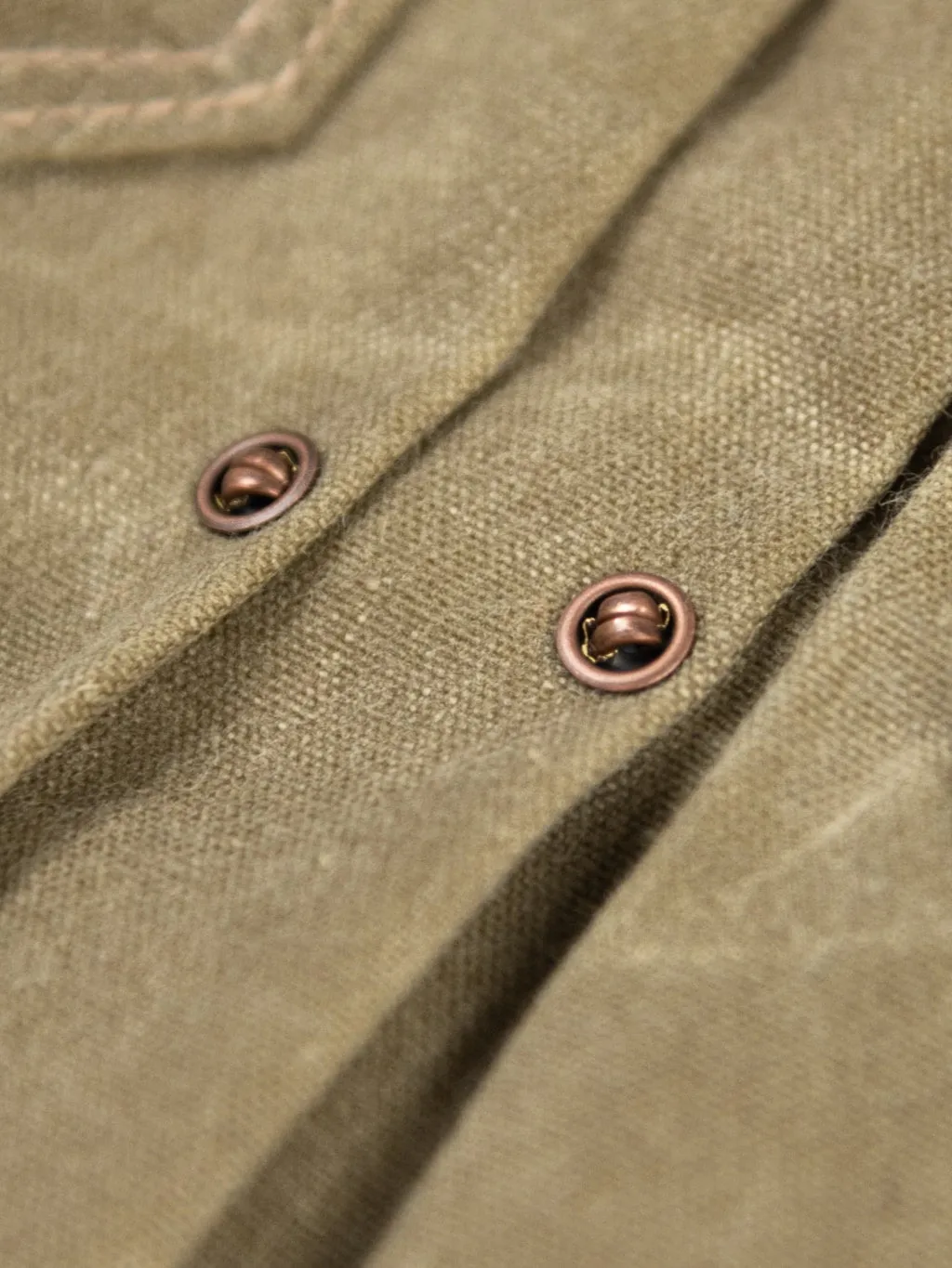 Freenote Cloth Riders Jacket Waxed Canvas Tobacco Brown Interior