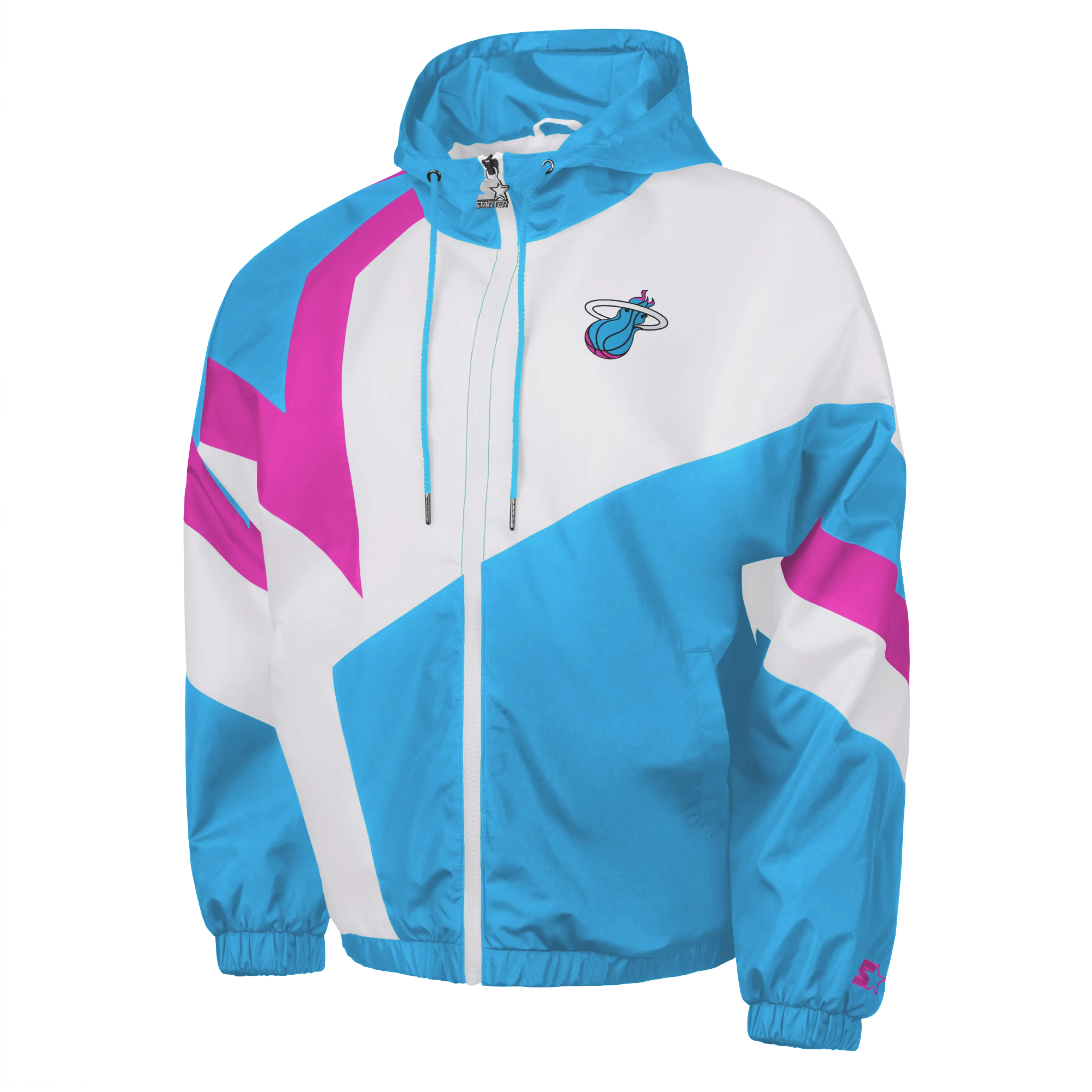 G-III Sports Miami HEAT Original Vice Women's Full Zip Starter Jacket