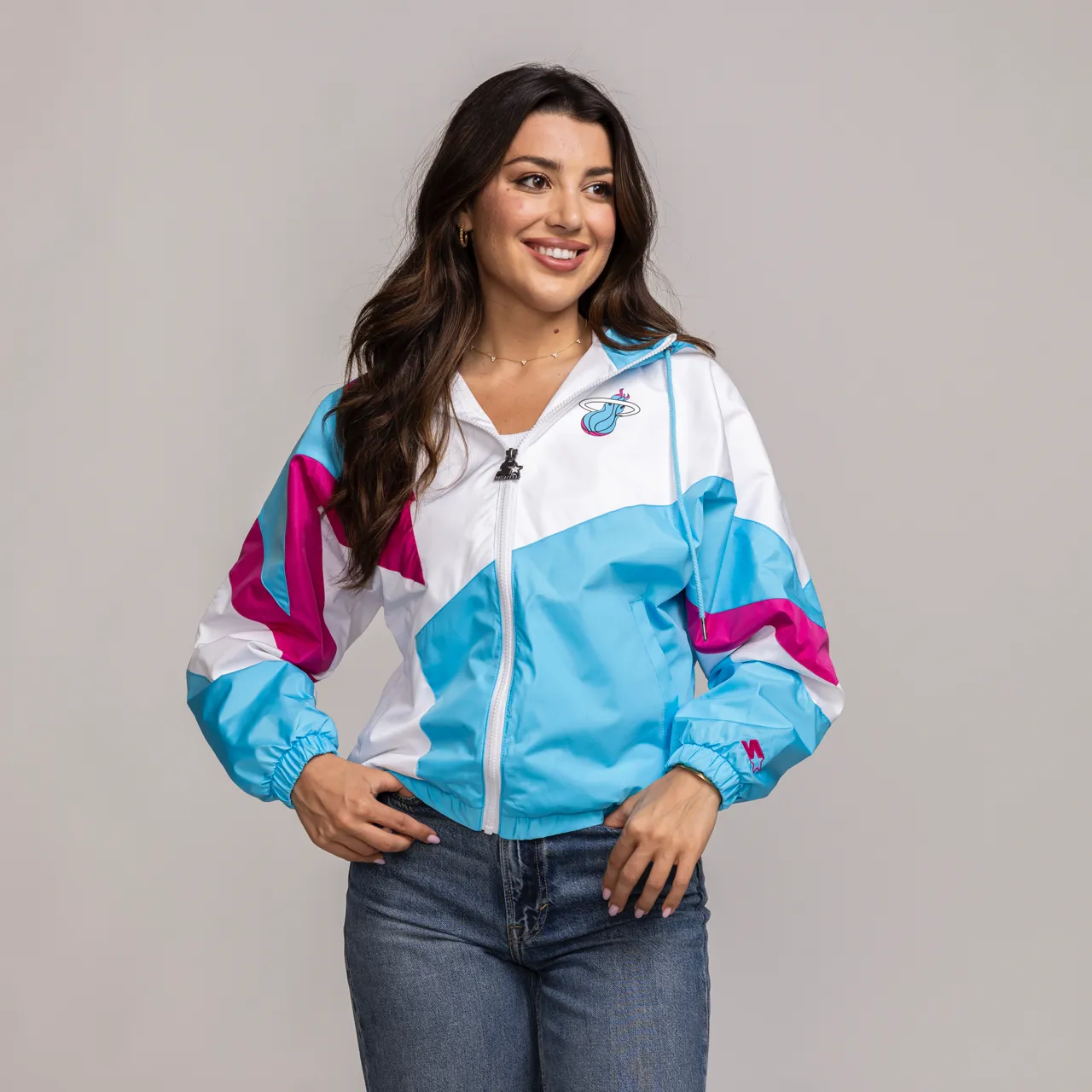 G-III Sports Miami HEAT Original Vice Women's Full Zip Starter Jacket