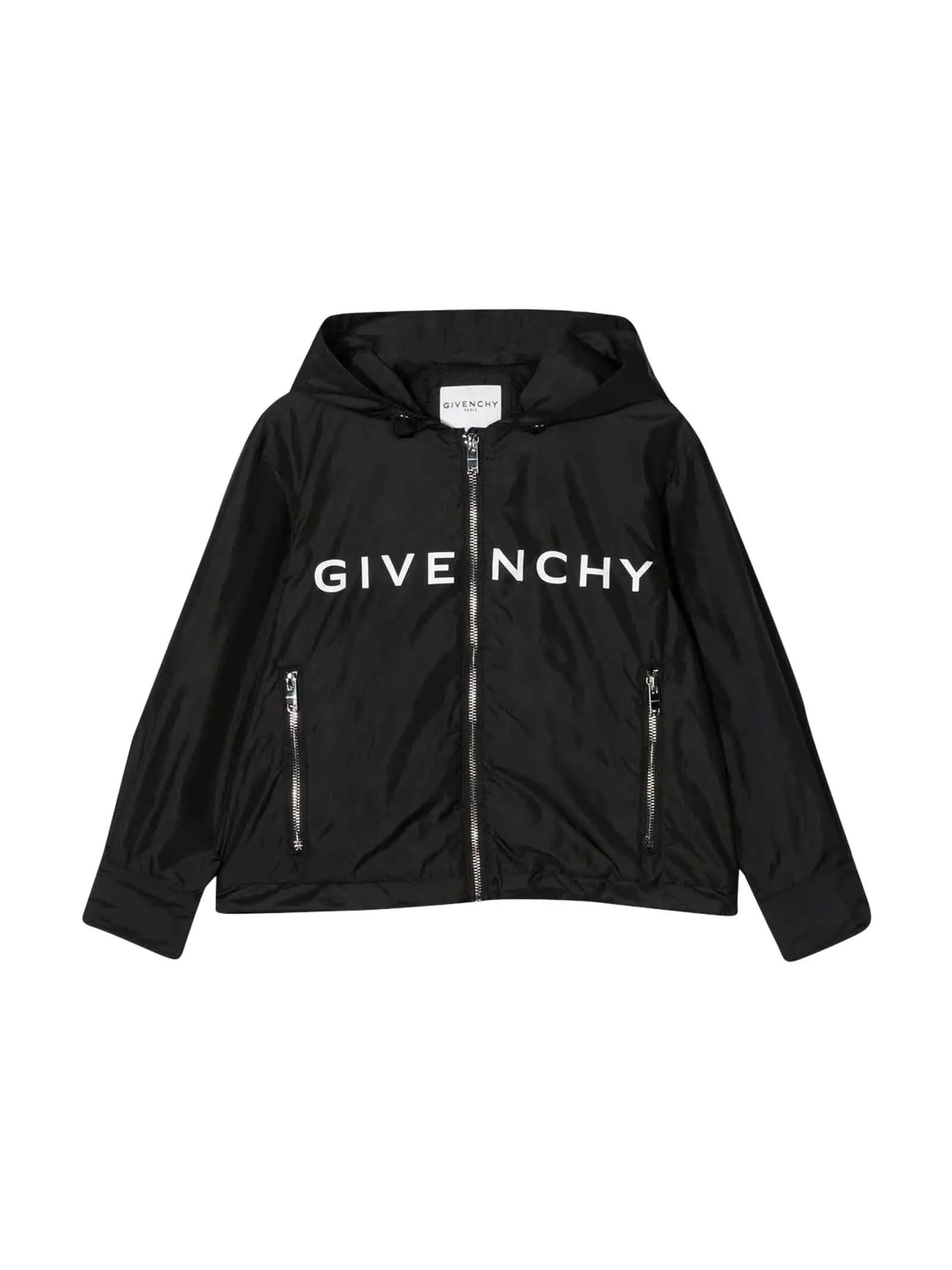 Givenchy Kids Logo Embroidered Zip-Up Jacket