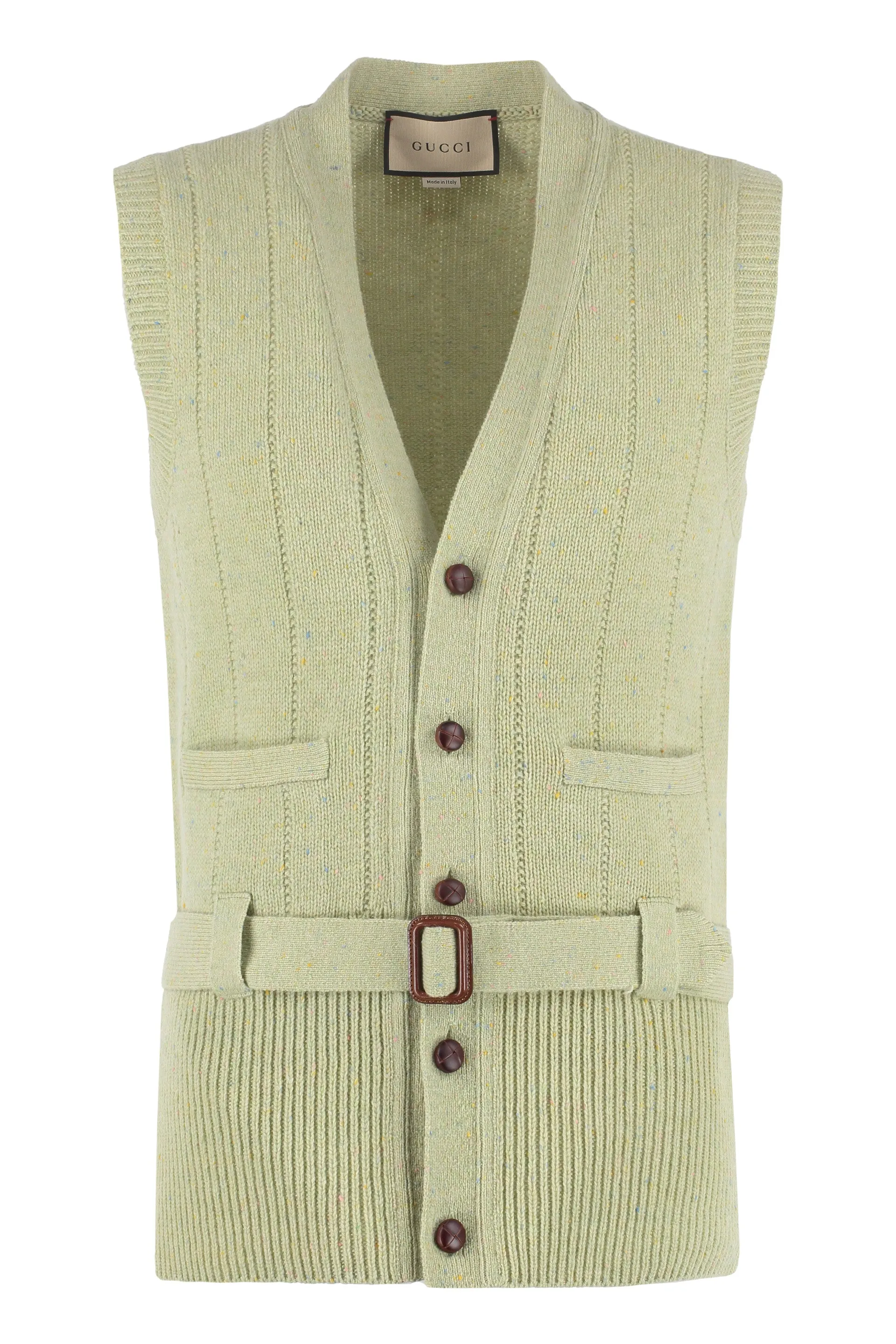 Gucci Belted Knitted Vest