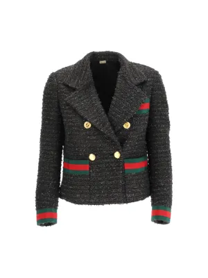Gucci Double-Breasted Tweed Jacket