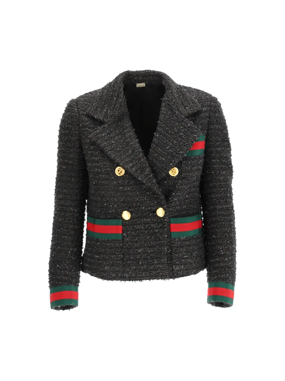 Gucci Double-Breasted Tweed Jacket