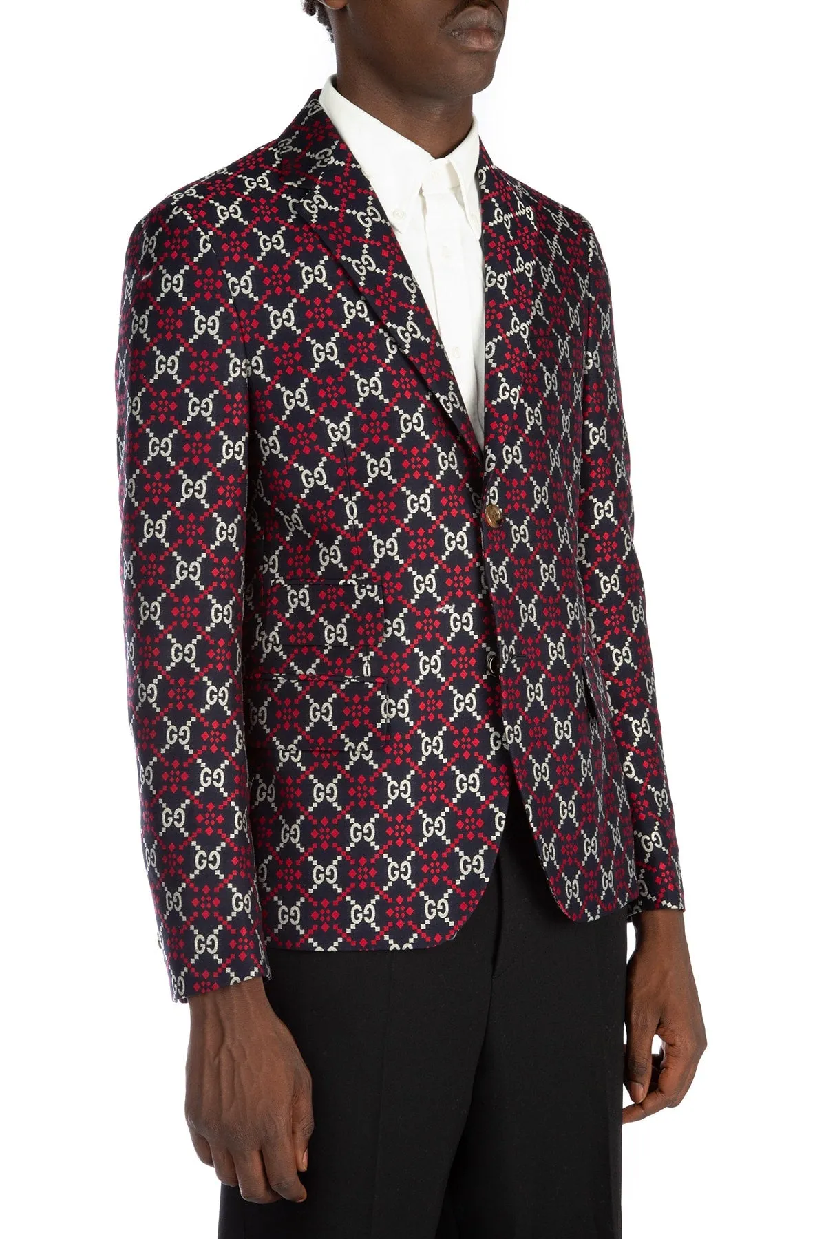Gucci GG Diamond Jacquard Blazer