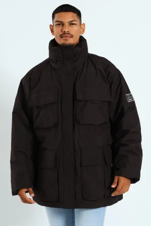 Heavy Puffer Jacket - Black