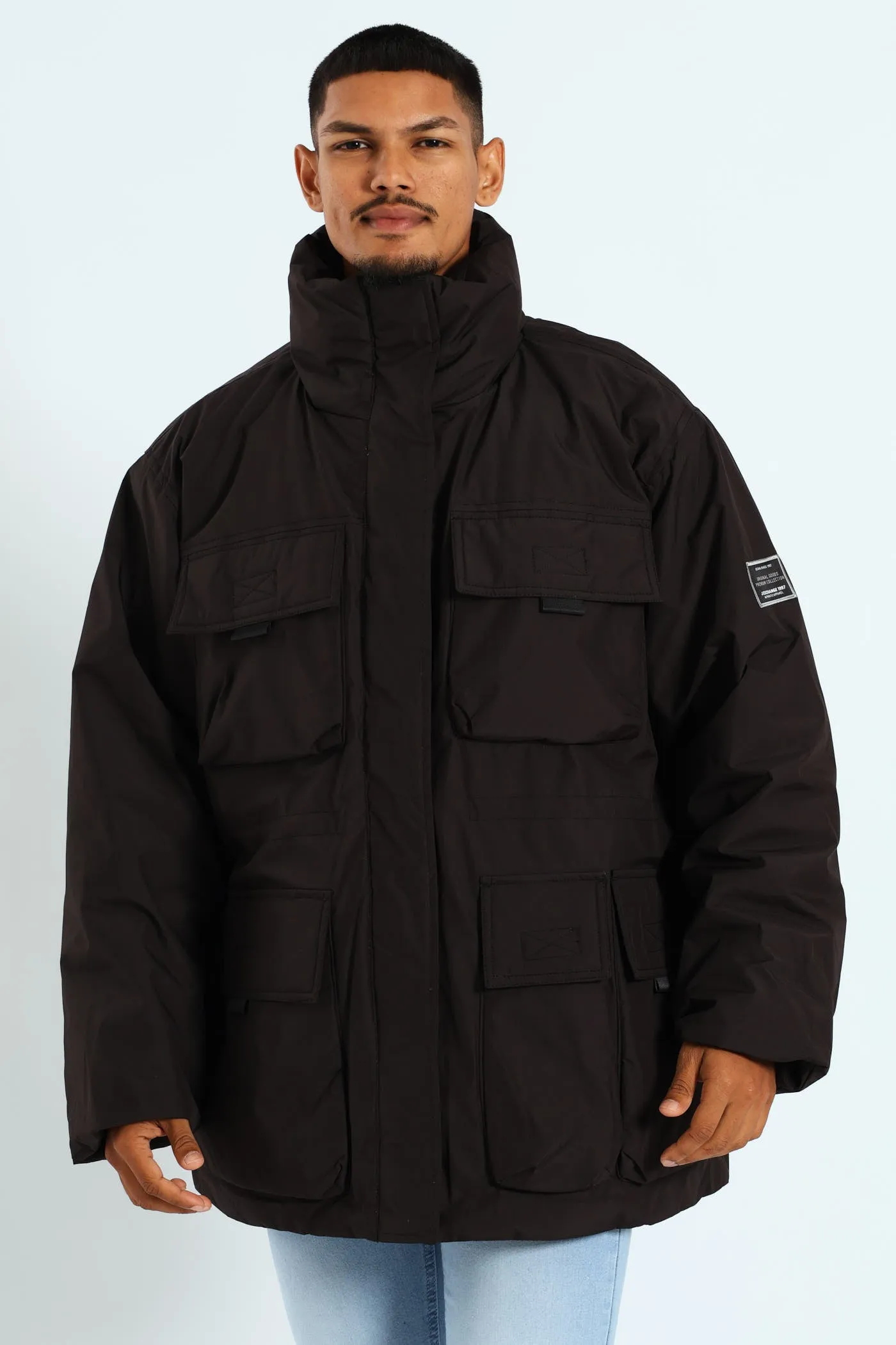 Heavy Puffer Jacket - Black