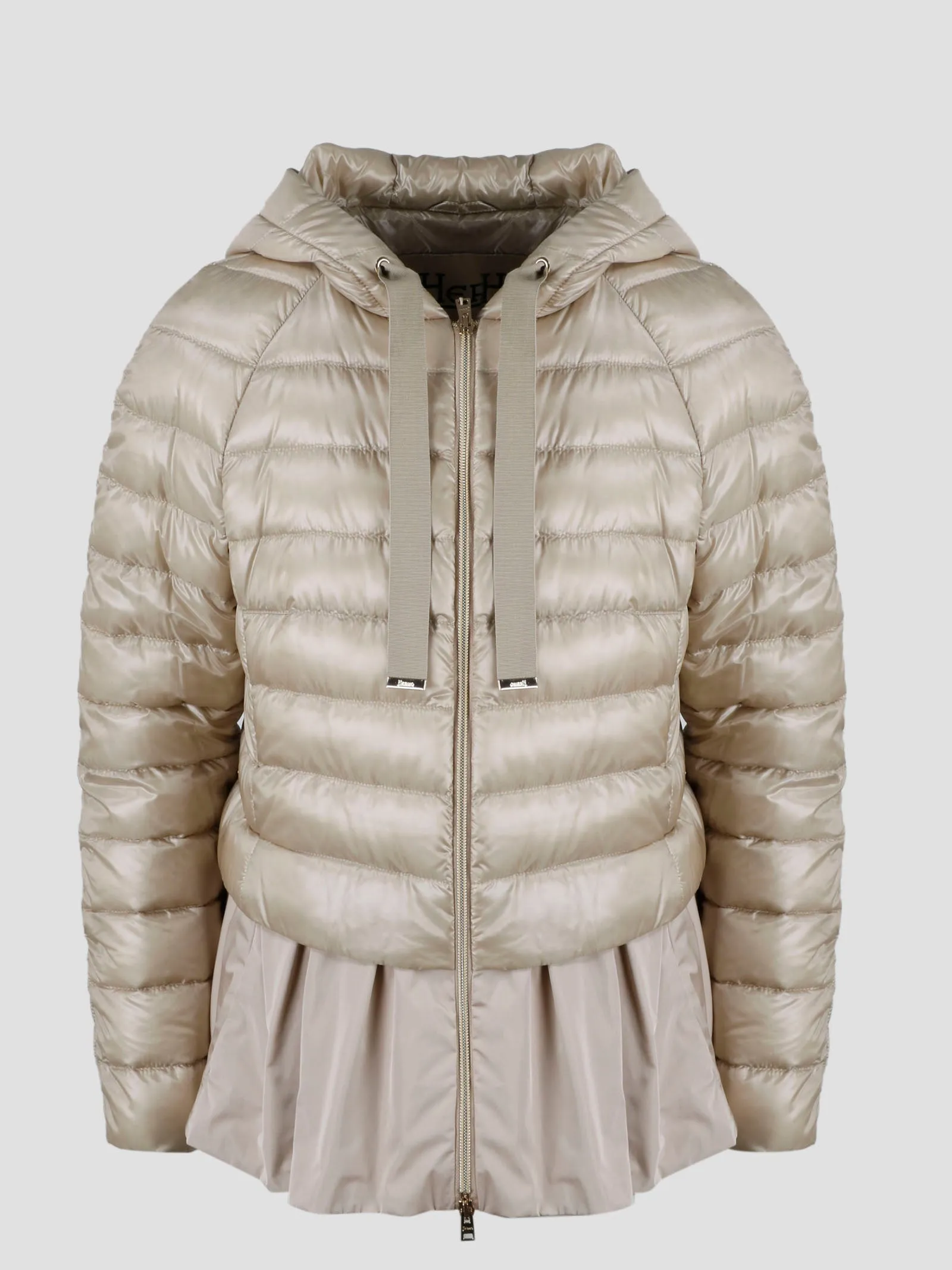 Herno Layered-Effect Zipped Jacket