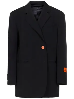 Heron Preston Logo Patch Oversized Blazer