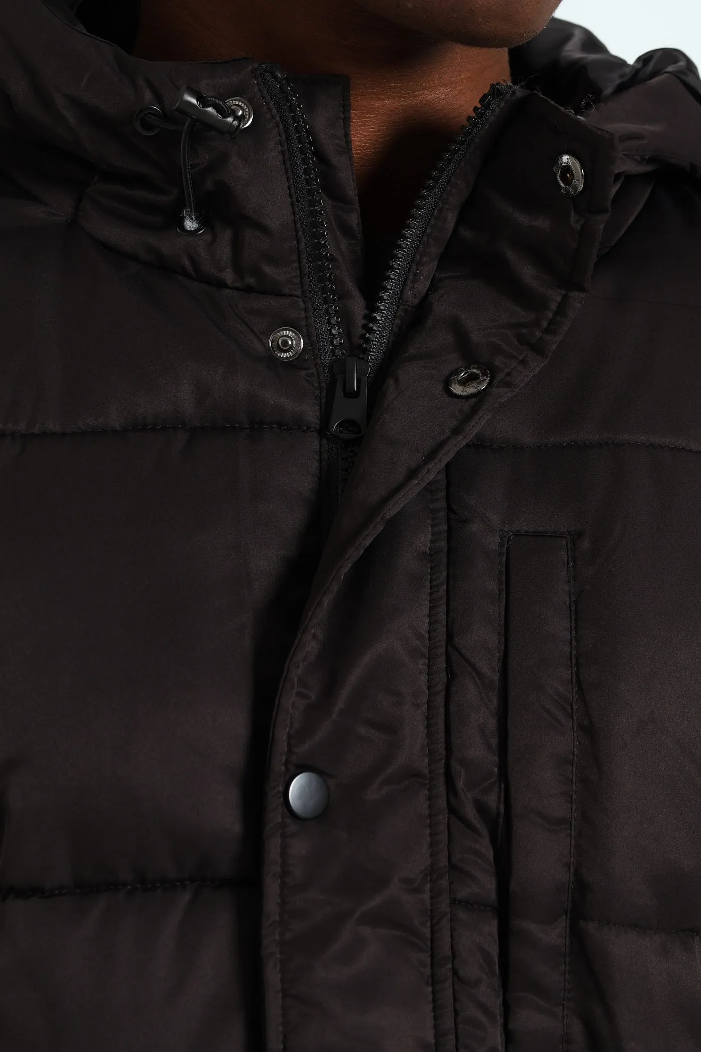 Hooded Puffer - Black