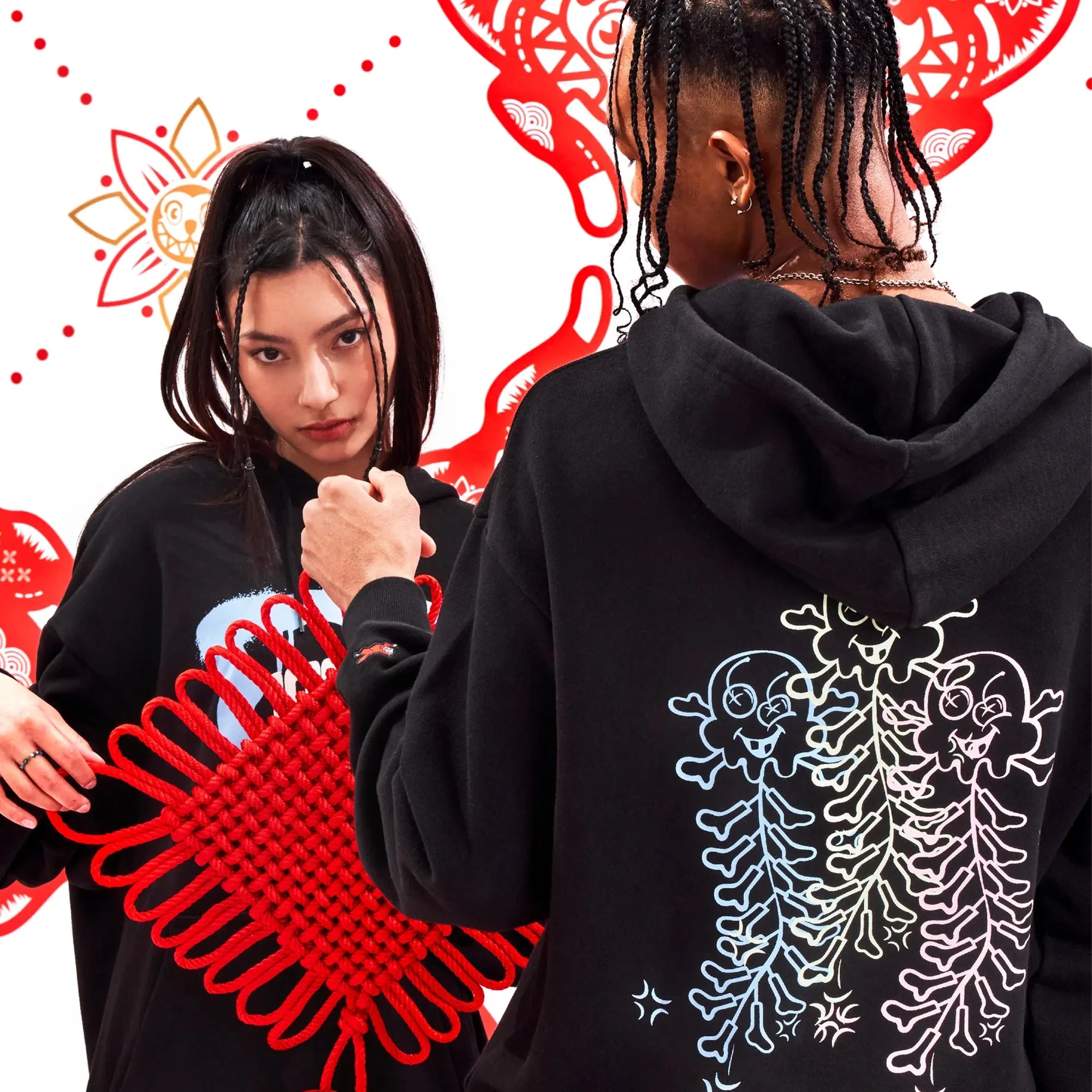 Icecream | FIRECRACKER HOODIE  { BLACK