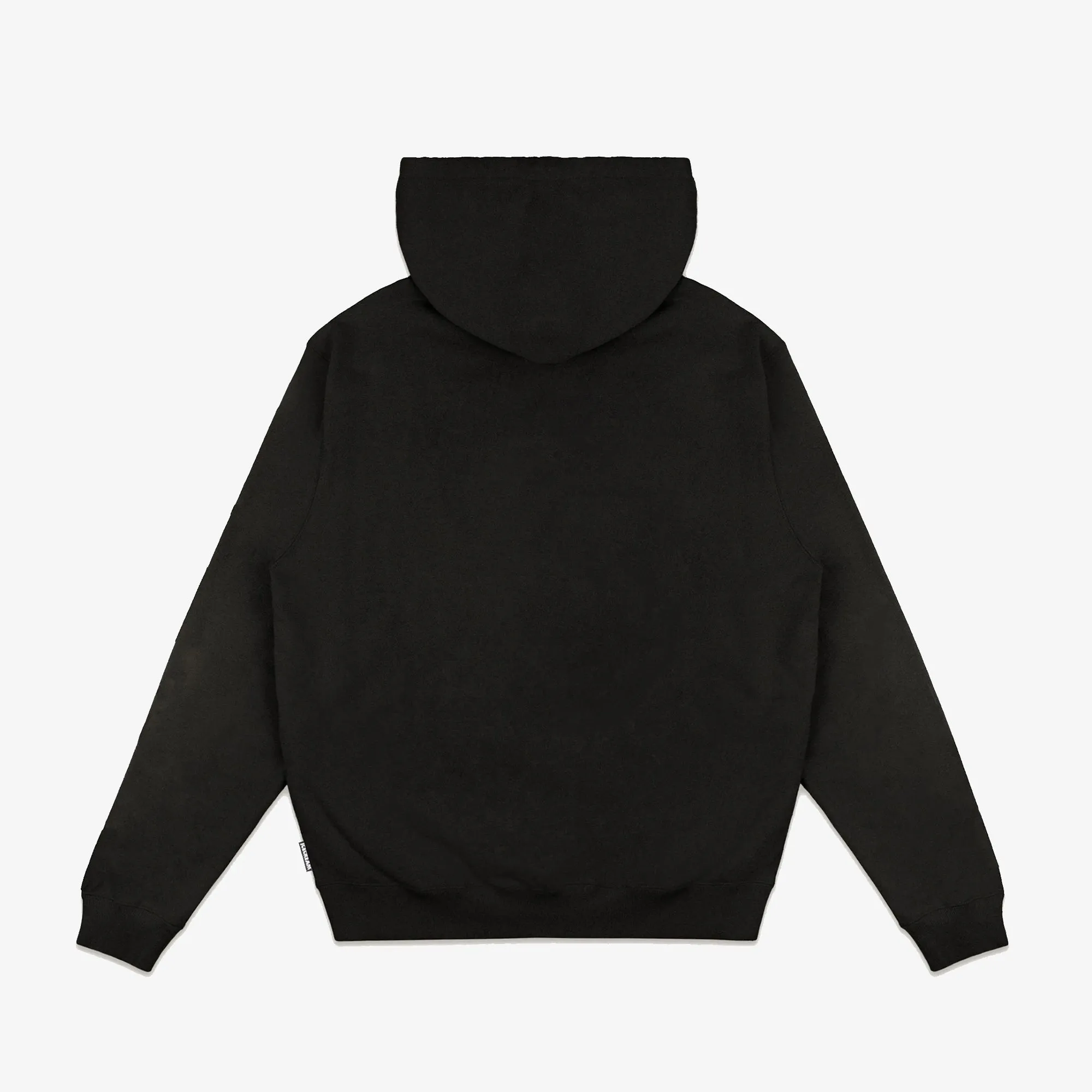 Icecream | OVERLAP HOODIE  { BLACK