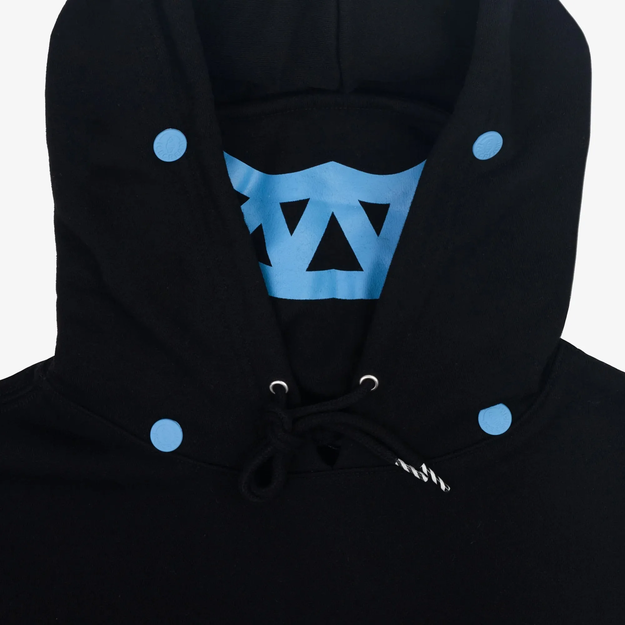 Icecream | OVERLAP HOODIE  { BLACK