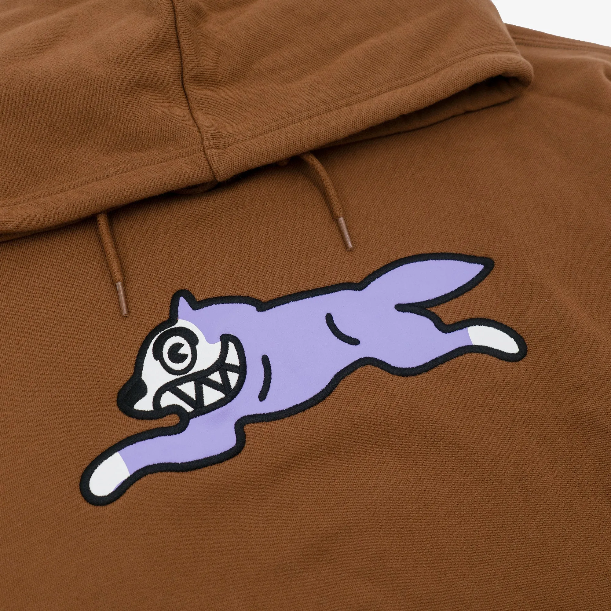 Icecream | RUNNING DOG HOODIE  { BROWN