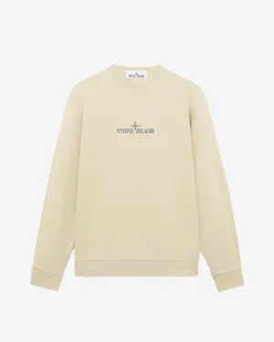 Institutional One Cotton Fleece Sweatshirt Plaster