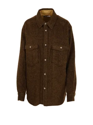 Isabel Marant Domiki Long Sleeved Shirt Jacket