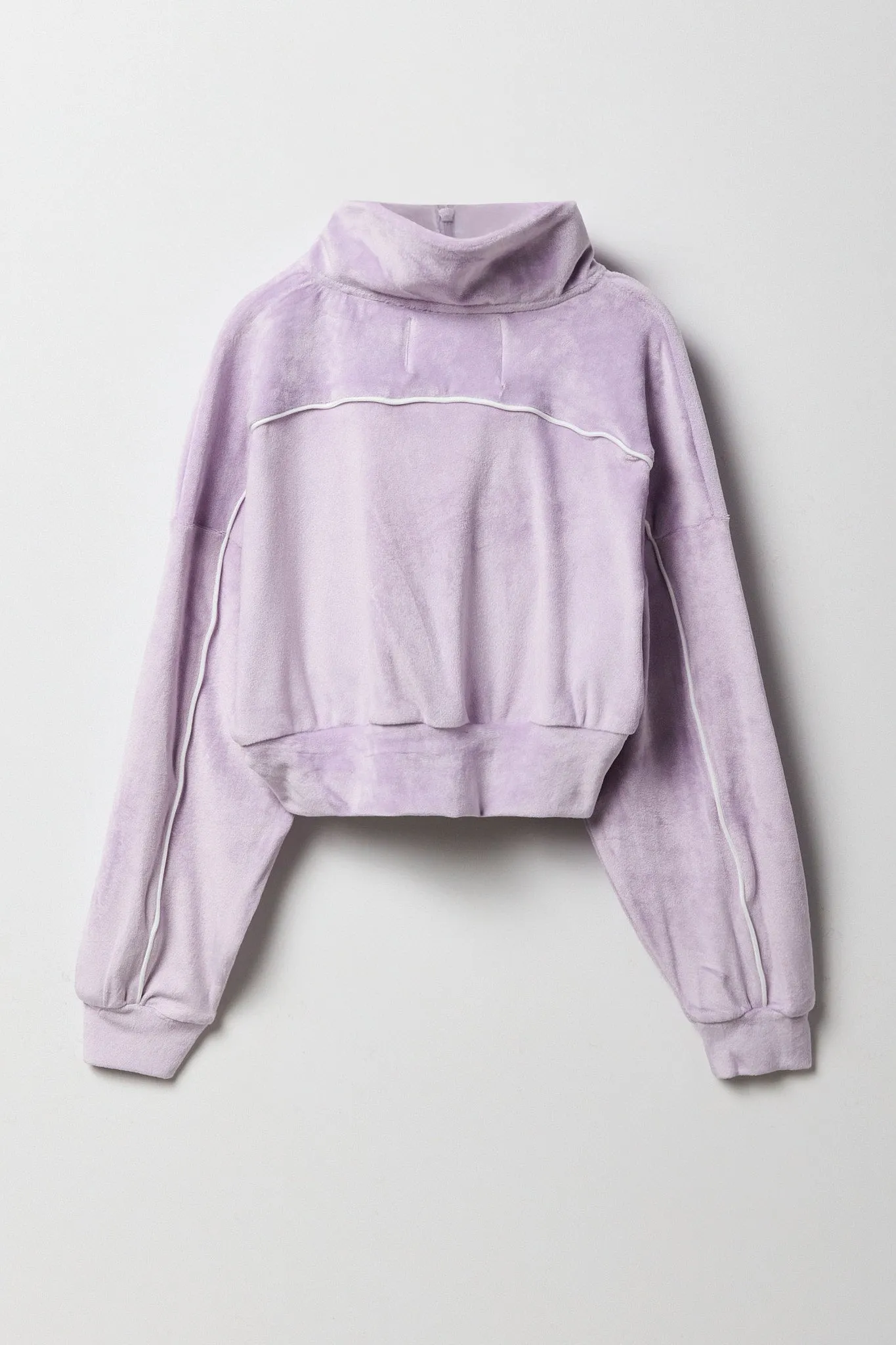 Jacket en velours à glissière pour filles