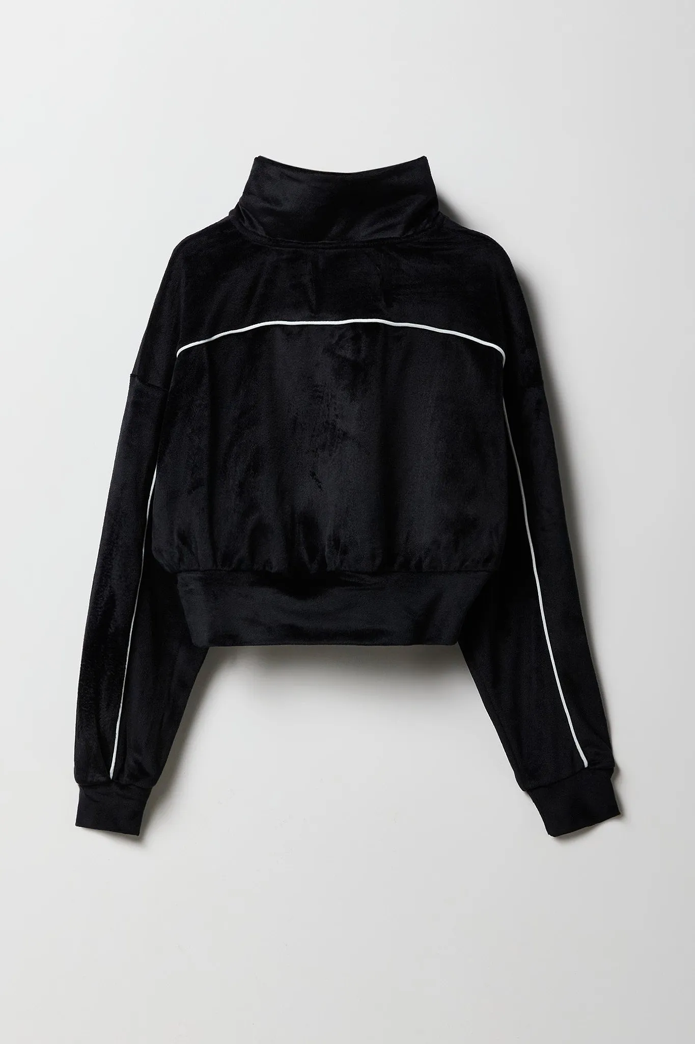Jacket en velours à glissière pour filles