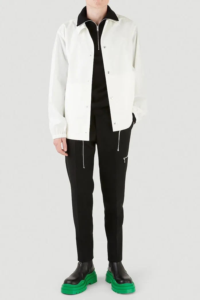 Jil Sander Logo Printed Drawstring Overshirt