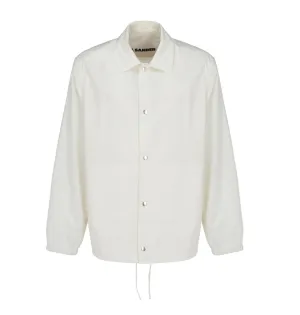 Jil Sander Logo Printed Shirt Jacket