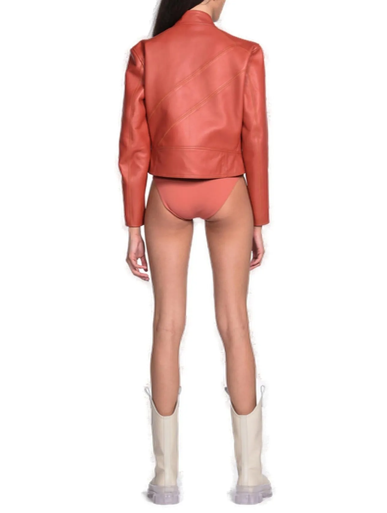 Just Cavalli Seam Detailed BikerJacket