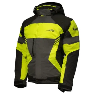 Katahdin Mens Dagger Snow Jacket Black Grey Hi Vis
