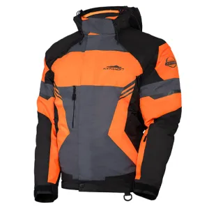 Katahdin Mens Dagger Snow Jacket Black Grey Orange