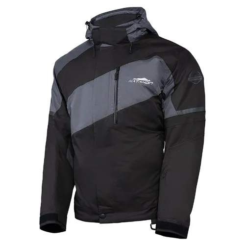 Katahdin Mens Recon Snow Jacket Black Grey